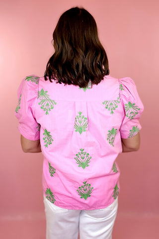 Floral Top Pink