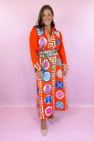 House Of MBR Greek Revival© Lana Shirt Dress Long