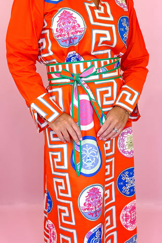 House Of MBR Greek Revival© Lana Shirt Dress Long