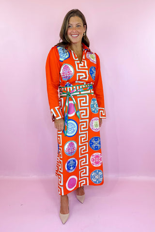 House Of MBR Greek Revival© Lana Shirt Dress Long