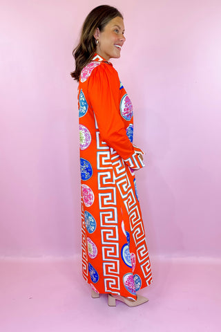 House Of MBR Greek Revival© Lana Shirt Dress Long