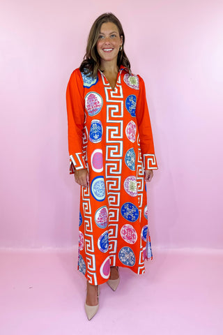 House Of MBR Greek Revival© Lana Shirt Dress Long