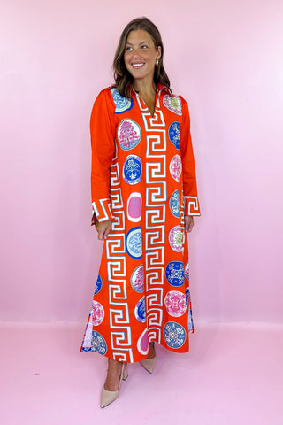 House Of MBR Greek Revival© Lana Shirt Dress Long