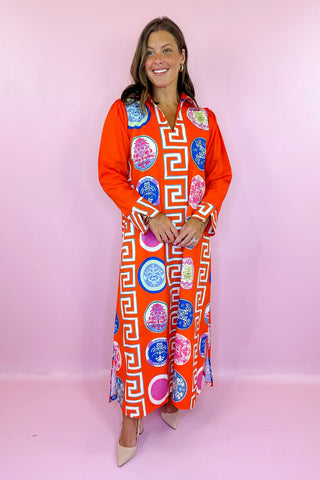 House Of MBR Greek Revival© Lana Shirt Dress Long