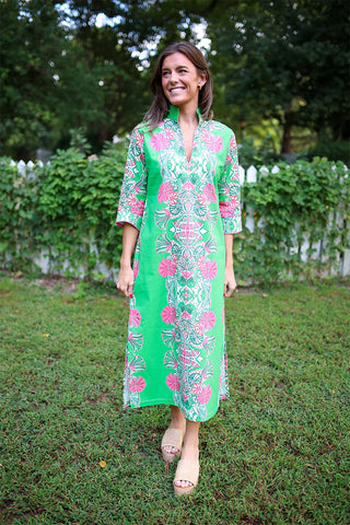 House Of MBR Jade Garden Bouvier Maxi Dress