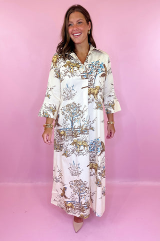 House Of MBR Maple Field & Feather© Ruthie Shirt Dress Long