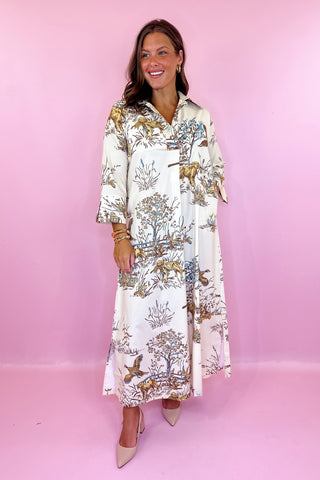 House Of MBR Maple Field & Feather© Ruthie Shirt Dress Long
