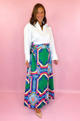 House Of MBR Portico© Brady Wrap Maxi Skirt