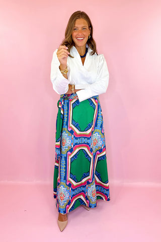 House Of MBR Portico© Brady Wrap Maxi Skirt