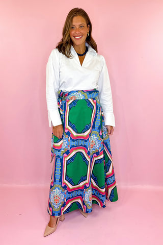 House Of MBR Portico© Brady Wrap Maxi Skirt