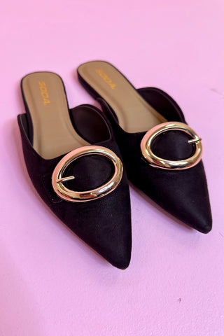 Jamie Suede Mule Brown