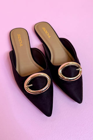 Jamie Suede Mule Brown