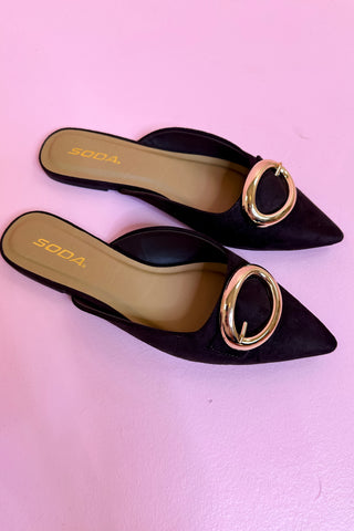 Jamie Suede Mule Brown