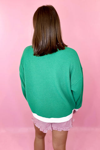 Jolly Holiday Ringer Sweatshirt 