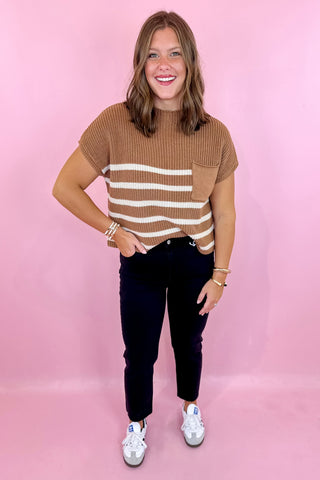 black straight leg jeans