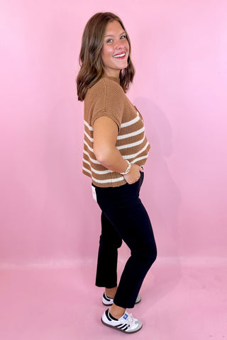 black straight leg jeans