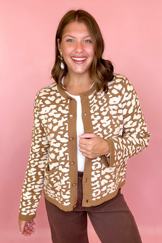 leopard print sweater