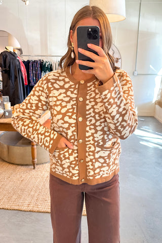 leopard print sweater