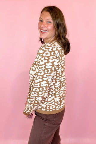 leopard print sweater
