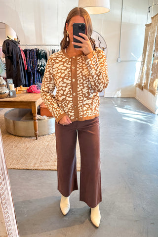 leopard print sweater