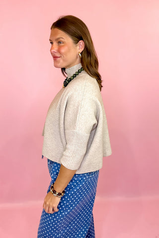 Kerisma Solid Knit Sweater Beige