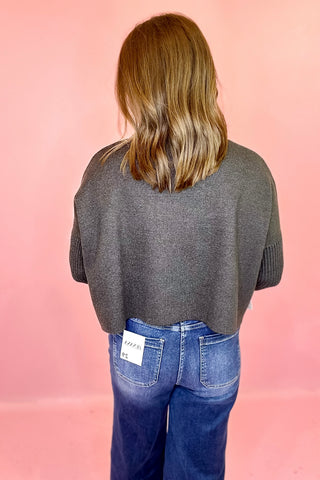 Kerisma Solid Knit Sweater Charcoal