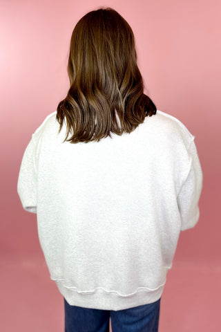 Lake/Mountains Reversible Mock Sweatshirt