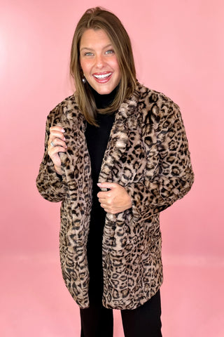 Leopard Fur Long Coat