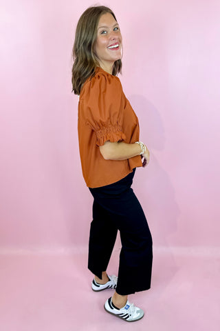 black wide leg cropped jeans