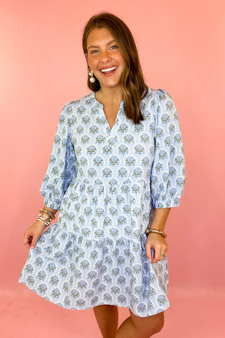 Mary Square Cooper Mini Dress Botanica Blooms