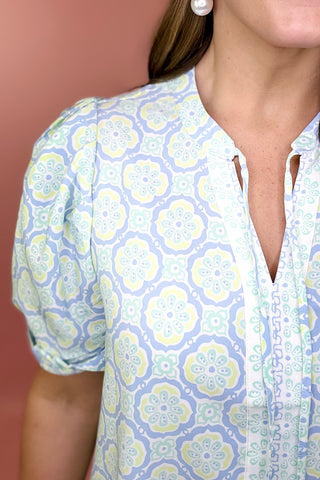 Mary Square Natalia Mini Dress Mosaic Charm