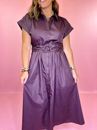 Midi Dress Brown
