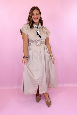 Midi Dress Khaki