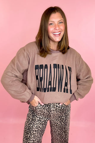 Nashville/Broadway Reversible Mock Sweatshirt