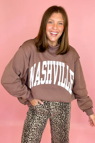 Nashville/Broadway Reversible Mock Sweatshirt
