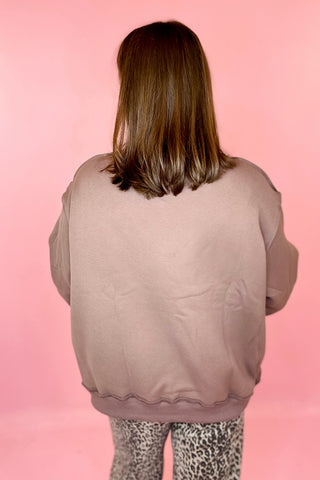 Nashville/Broadway Reversible Mock Sweatshirt