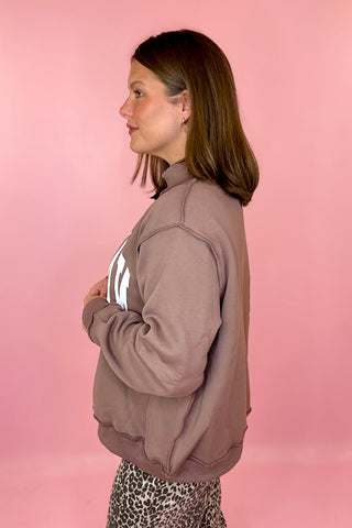 Nashville/Broadway Reversible Mock Sweatshirt