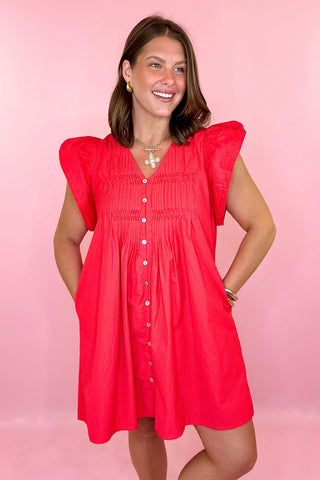 Not Even Trying Mini Dress - Red maddiebea Not Even Trying Mini Dress - Red maddiebea