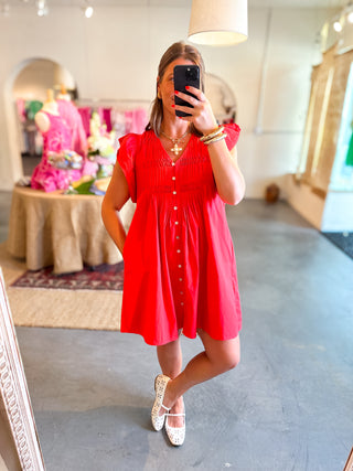 Mini Dress Red