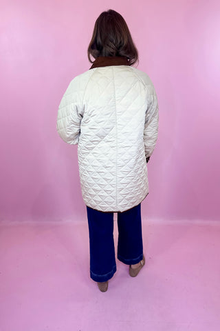 Quilted Jacket Beige
