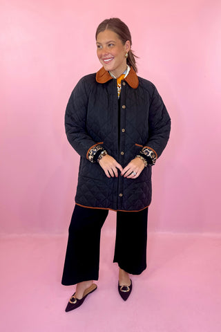 Quilted Jacket Black