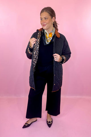 Quilted Jacket Black