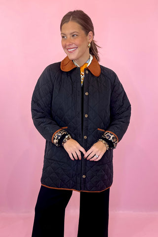 Quilted Jacket Black