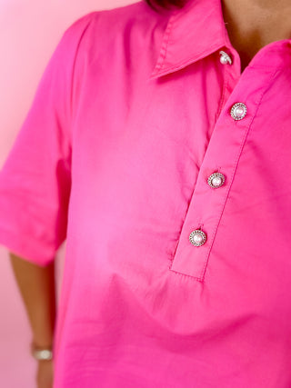 Mini Dress Hot Pink