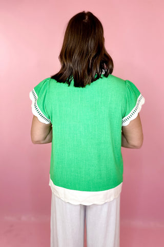 Linen Top Island Green