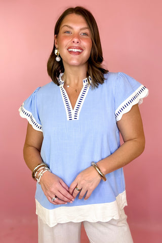 Linen Top Periwinkle