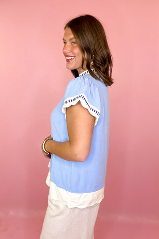 Linen Top Periwinkle
