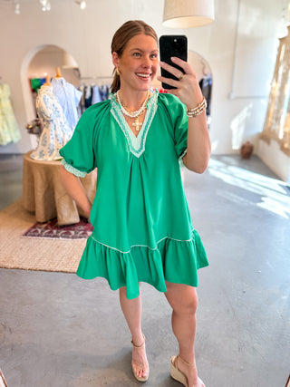 Mini Dress Green