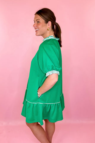 Mini Dress Green