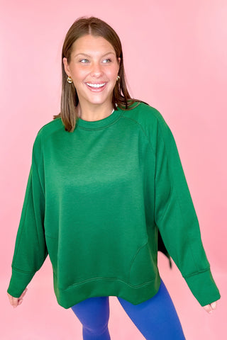 green scuba sweatshirt